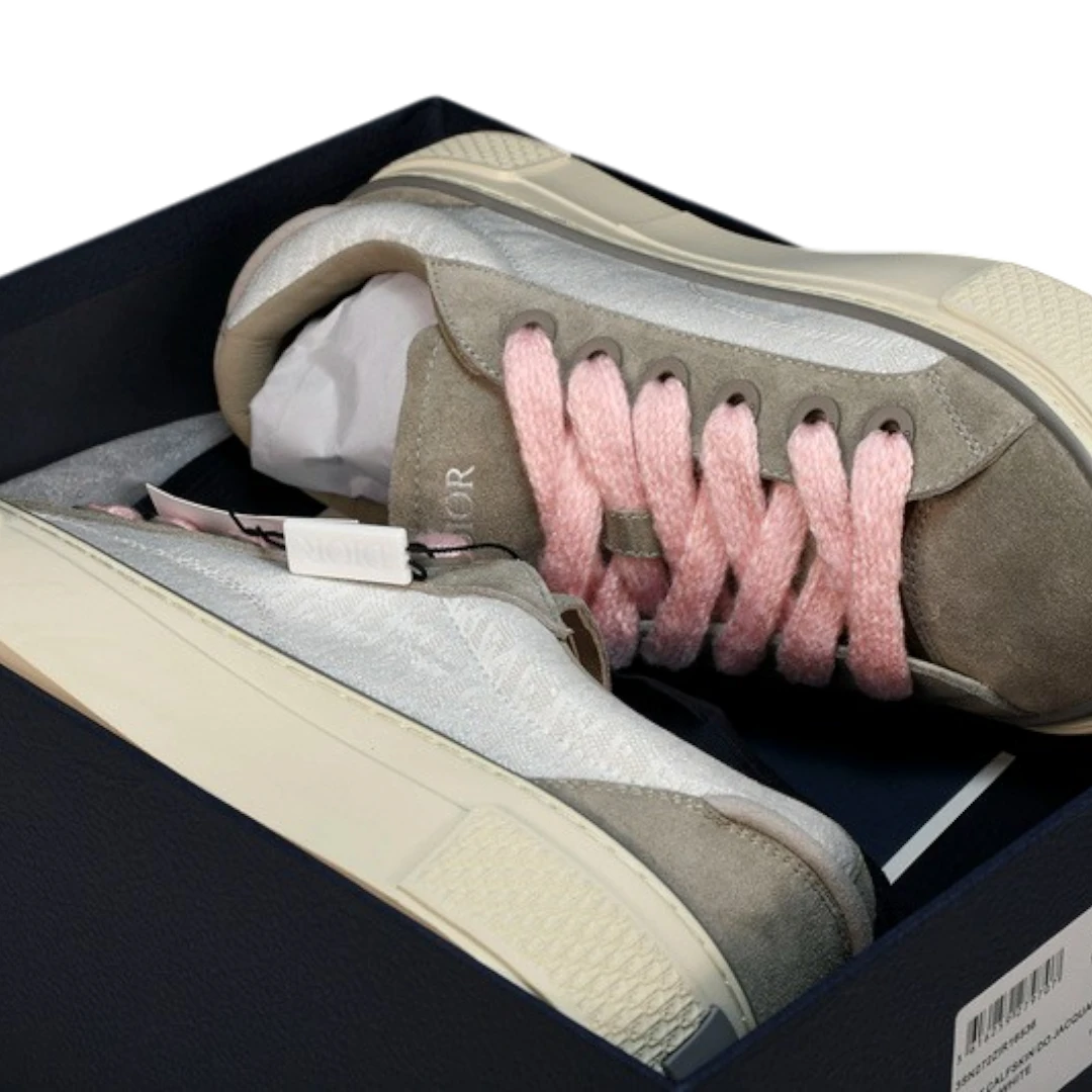 Dlor B33 'Grey White Oblique Jacquard'