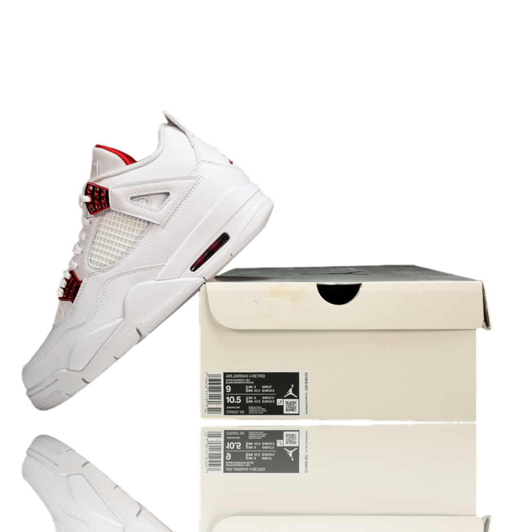 AJ4 Retro 'Metallic Red'