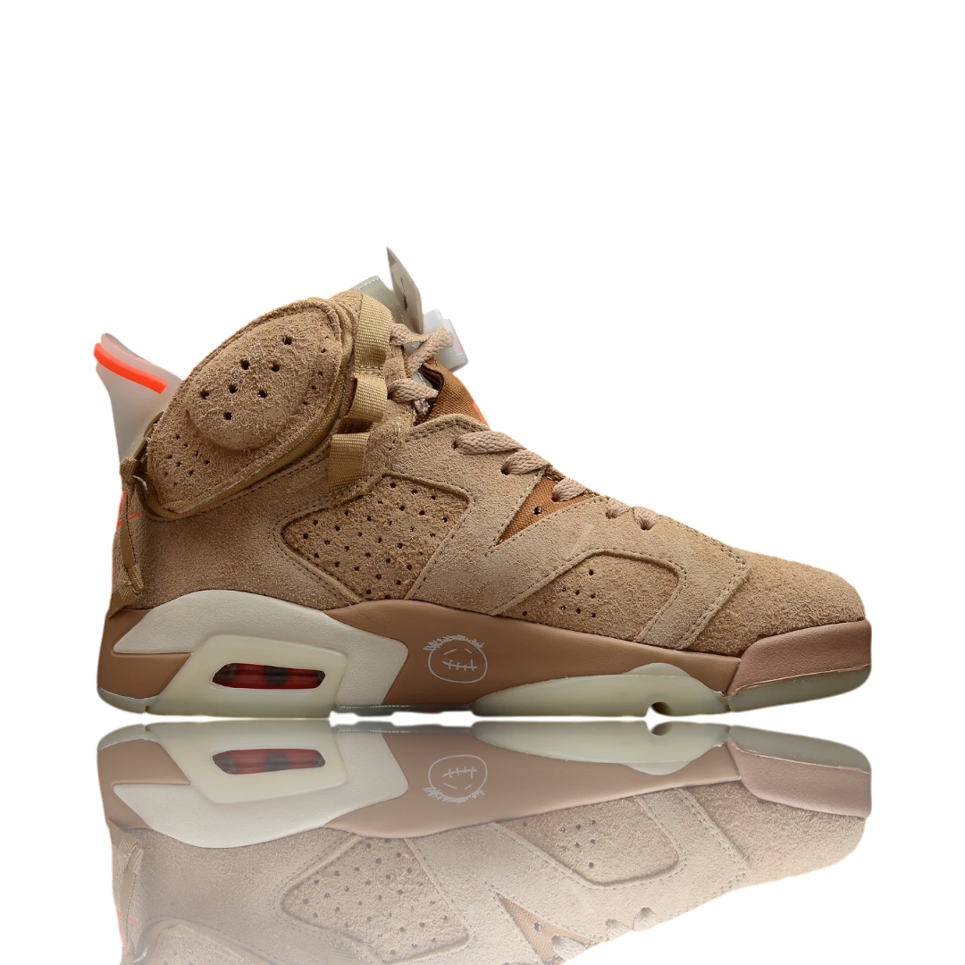 Travis Scott x AJ6 Retro 'British Khaki'