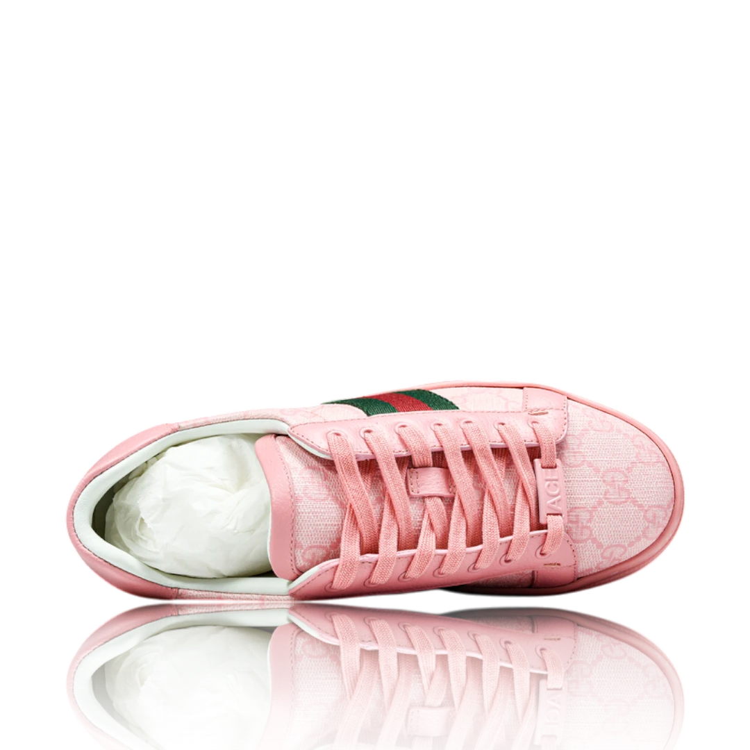 Guссi Ace Web Monogram 'Pink'