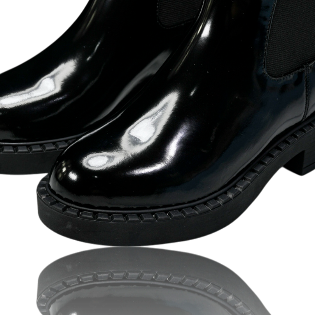 Prada Brushed Chelsea Boots 'Black'