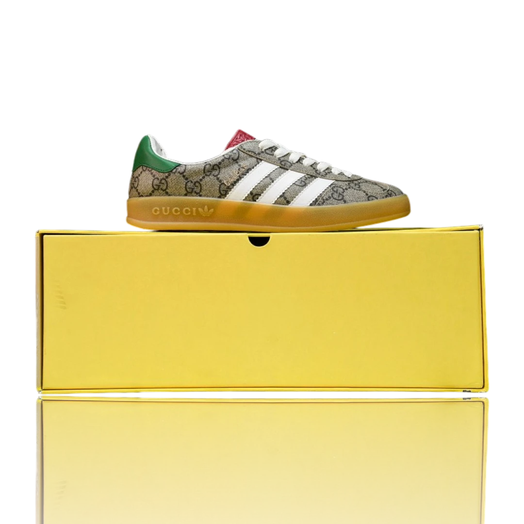 Guссi x Gazelle 'Beige GG Monogram'