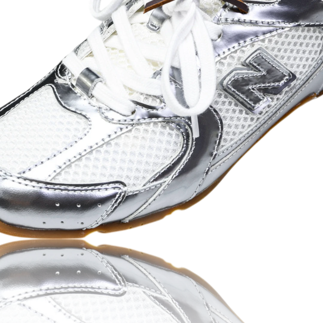 NB 530 SL x Miu Miu 'Metallic Silver'