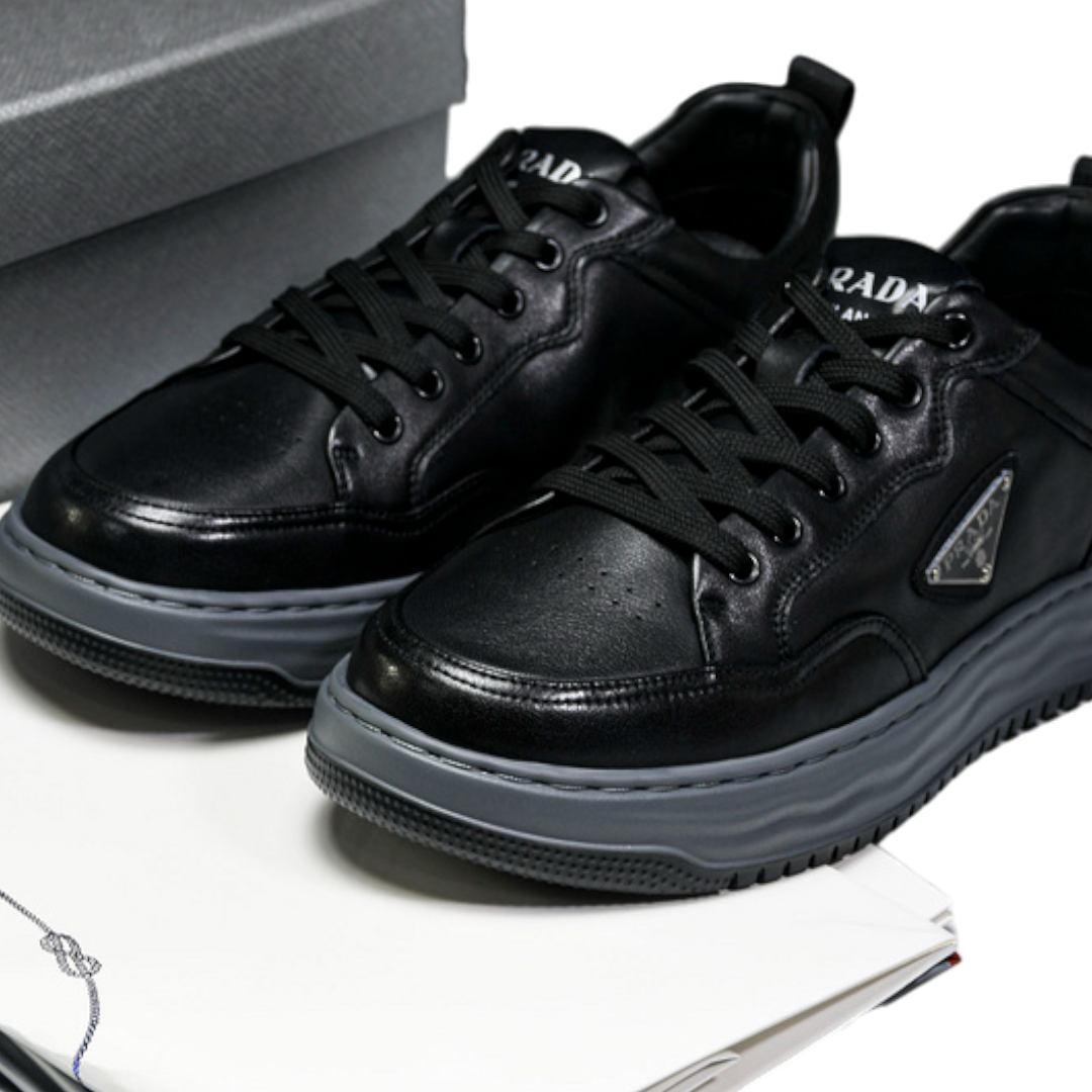 Prada Downtown Sneaker Wavy 'Black'