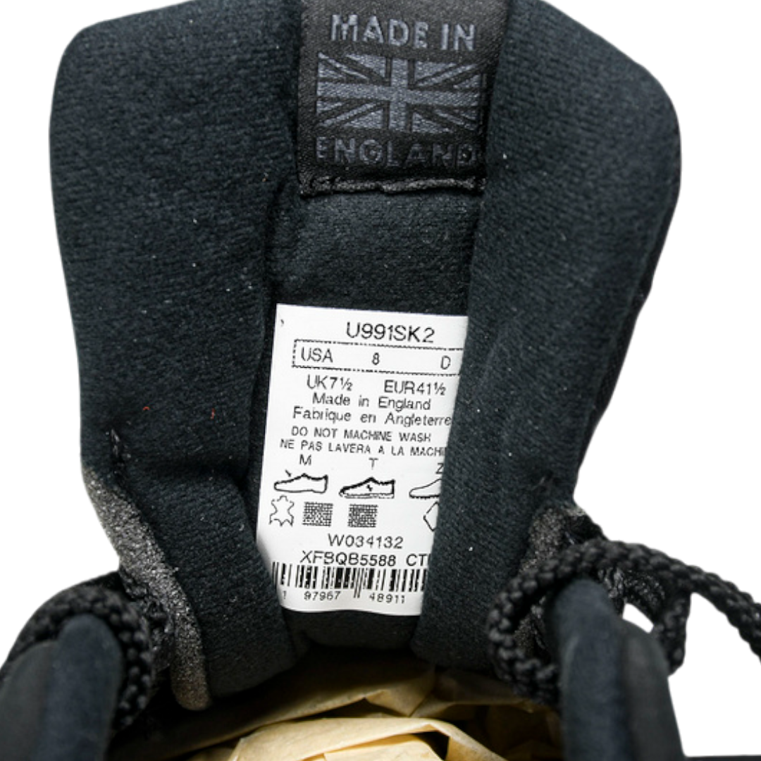 NB 991v2 MiUK x Stone Island 'Ghost Pack Black'