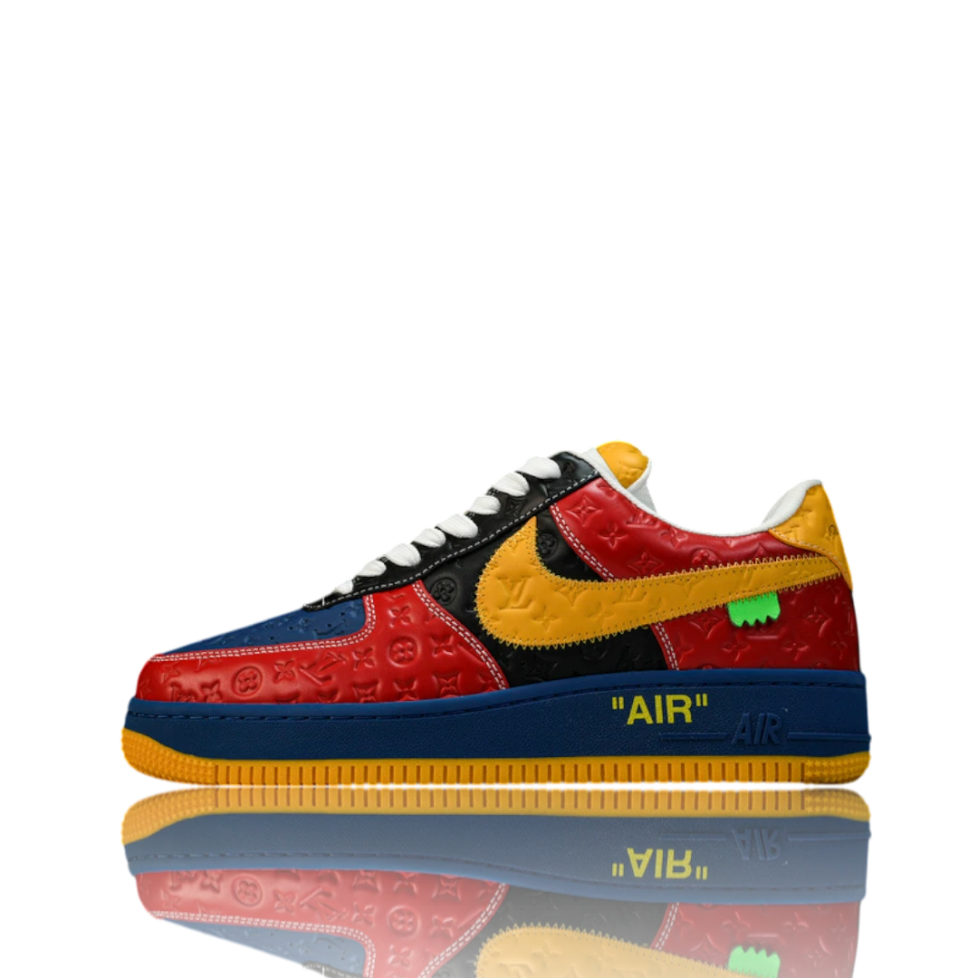Louis Vuittоп x AF1 By Virgil Abloh 'Red Blue Yellow'