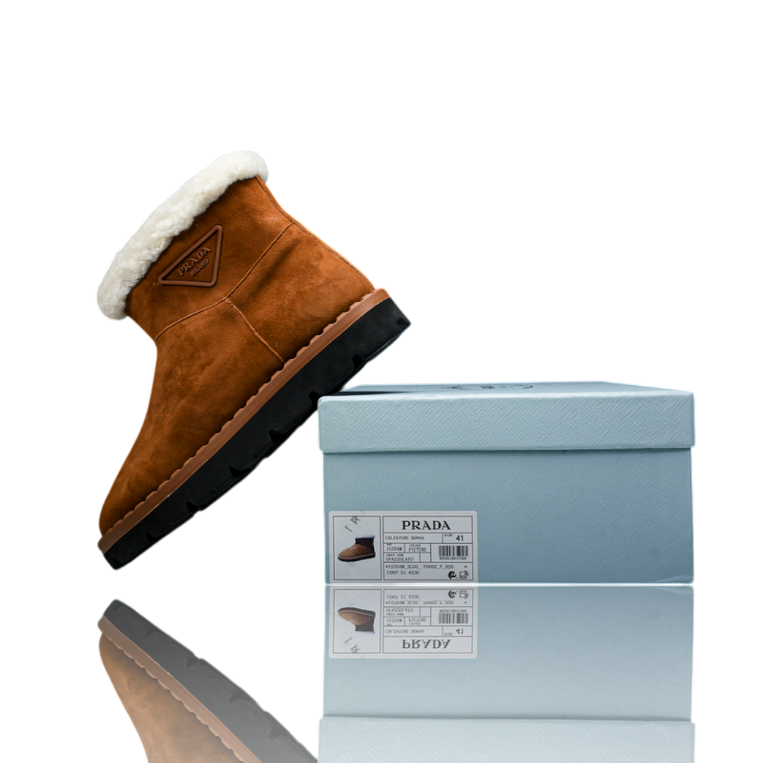 Prada Ankle Boots 'Brown'