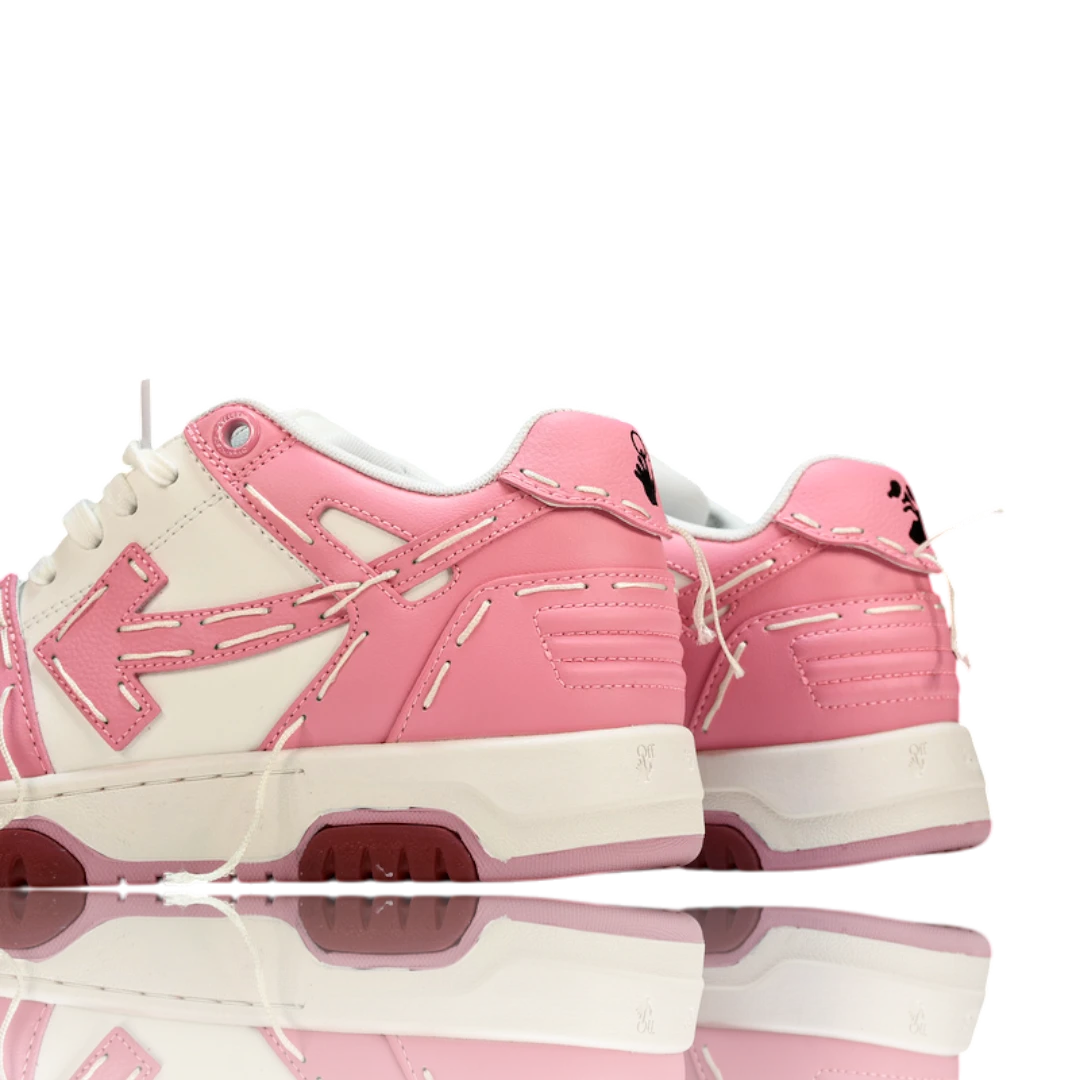 Off-White Out Of Office Low Top - Sartorial Stitch 'White Pink'