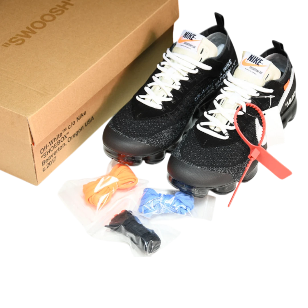 Off-White x Air VaporMax 'Black White'