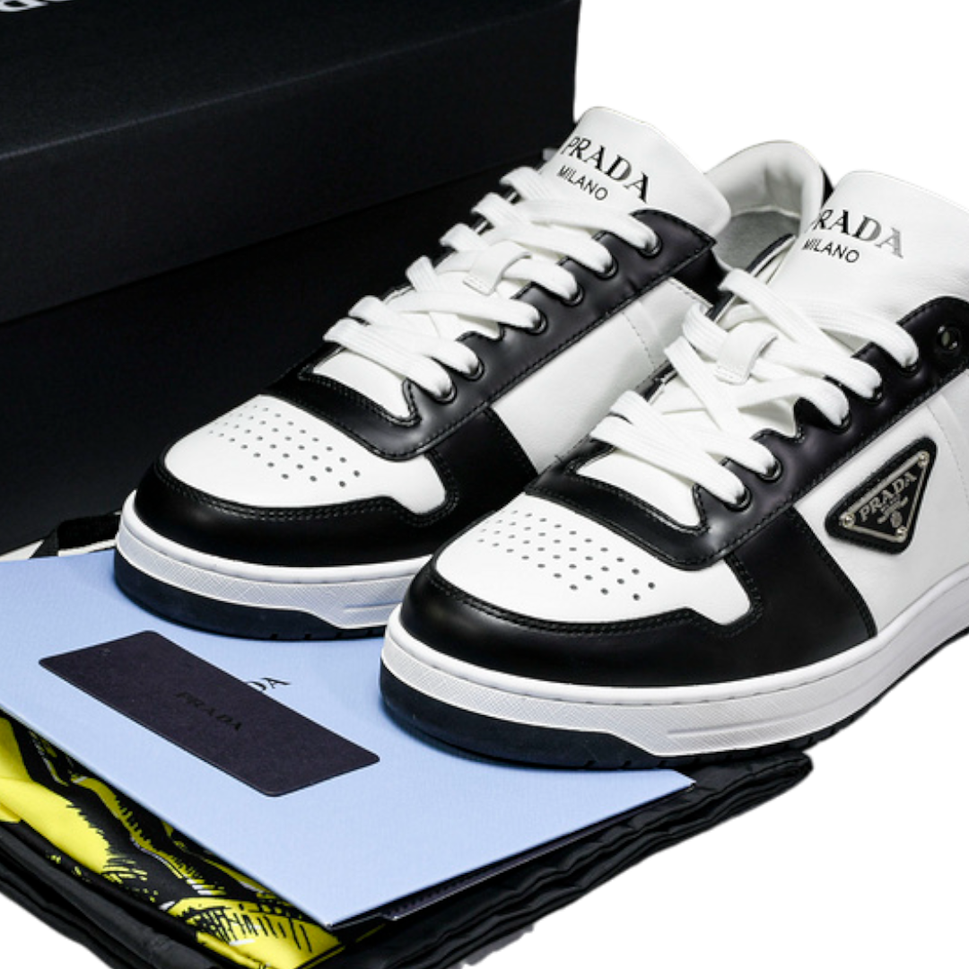 Prada Downtown Sneaker 'Black White'