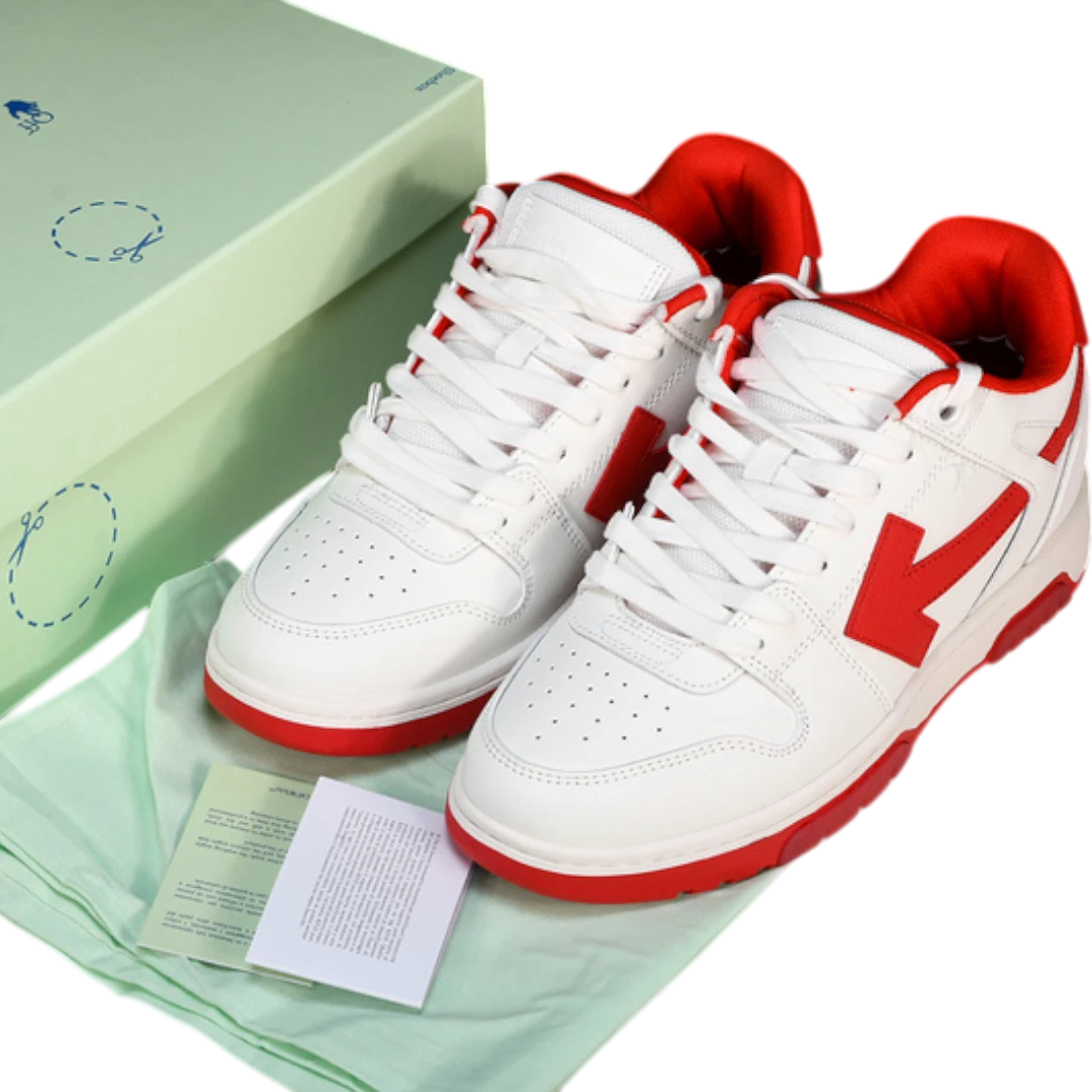 Off-White Out Of Office Low Top 'Red White'