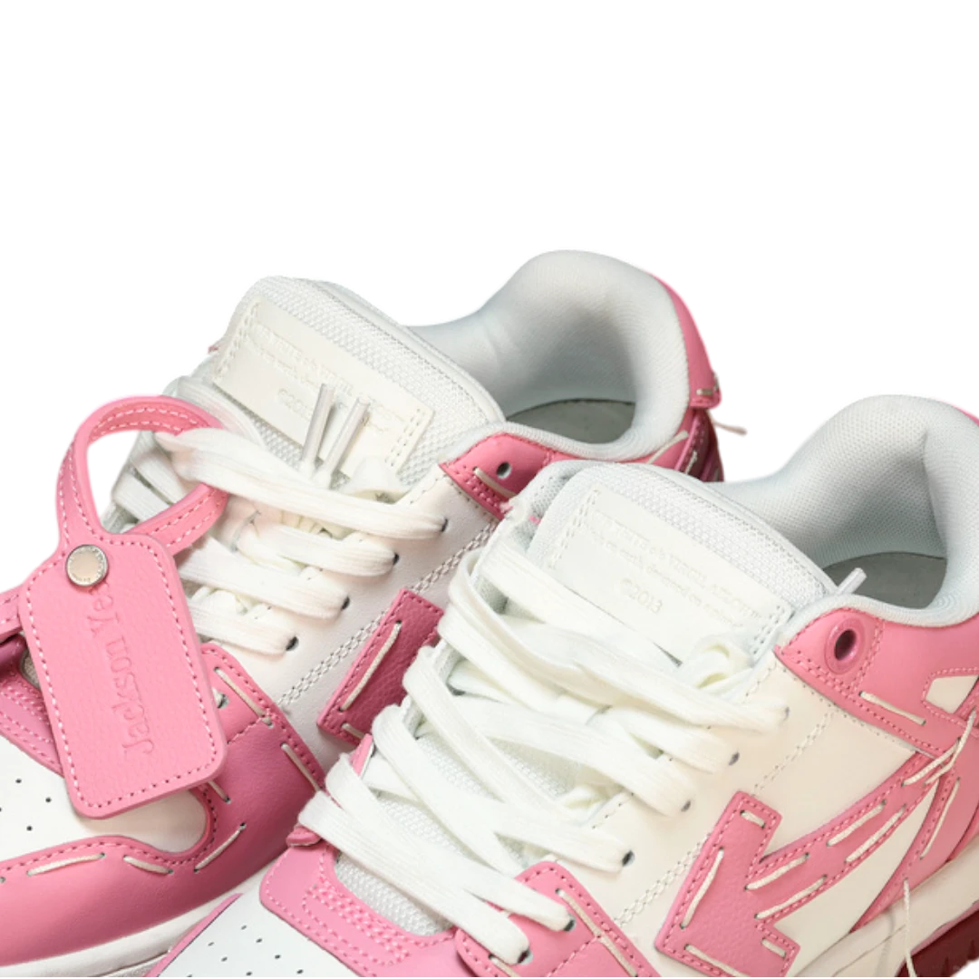 Off-White Out Of Office Low Top - Sartorial Stitch 'White Pink'
