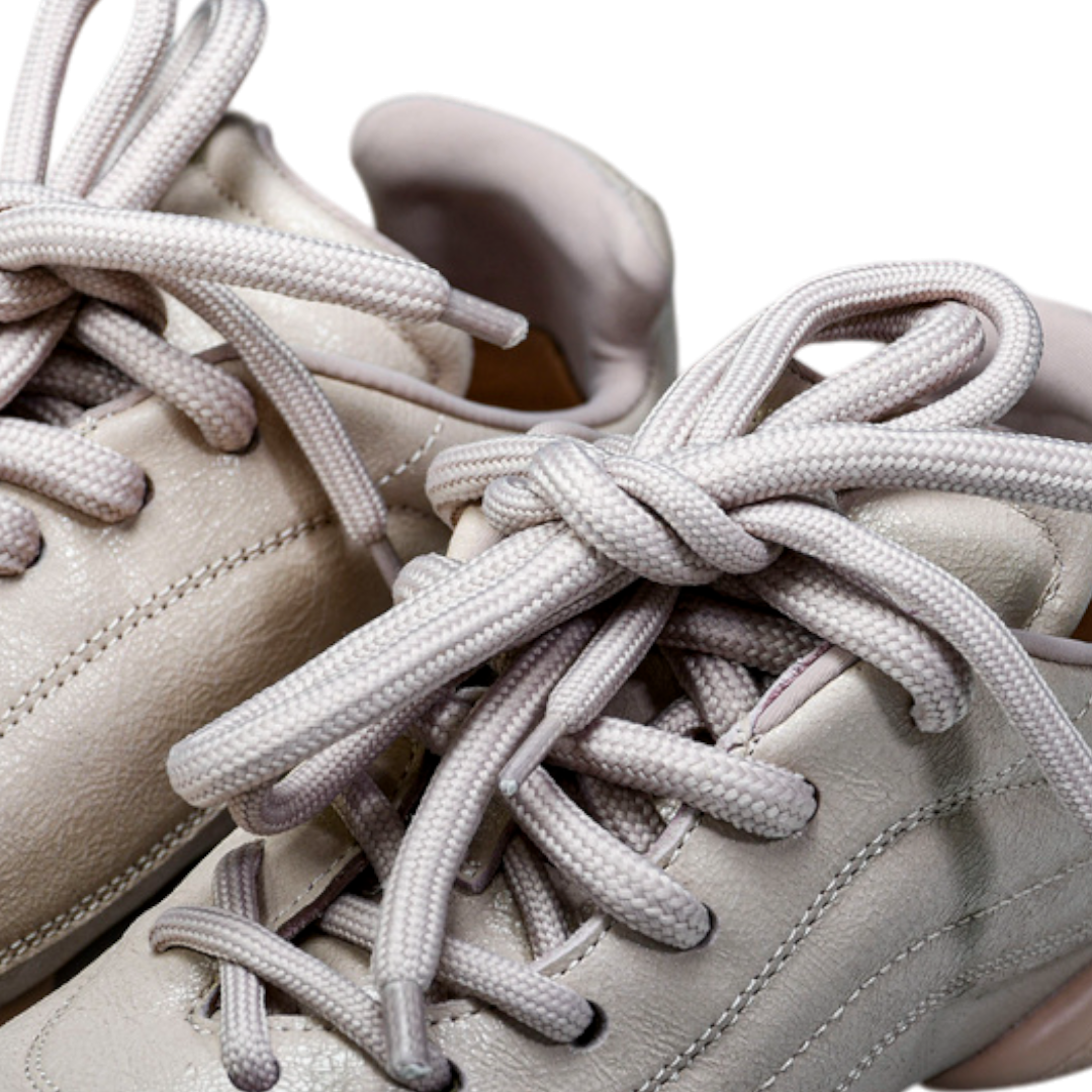 McQueen Trainers Flexion Crackled Leather 'Pink'