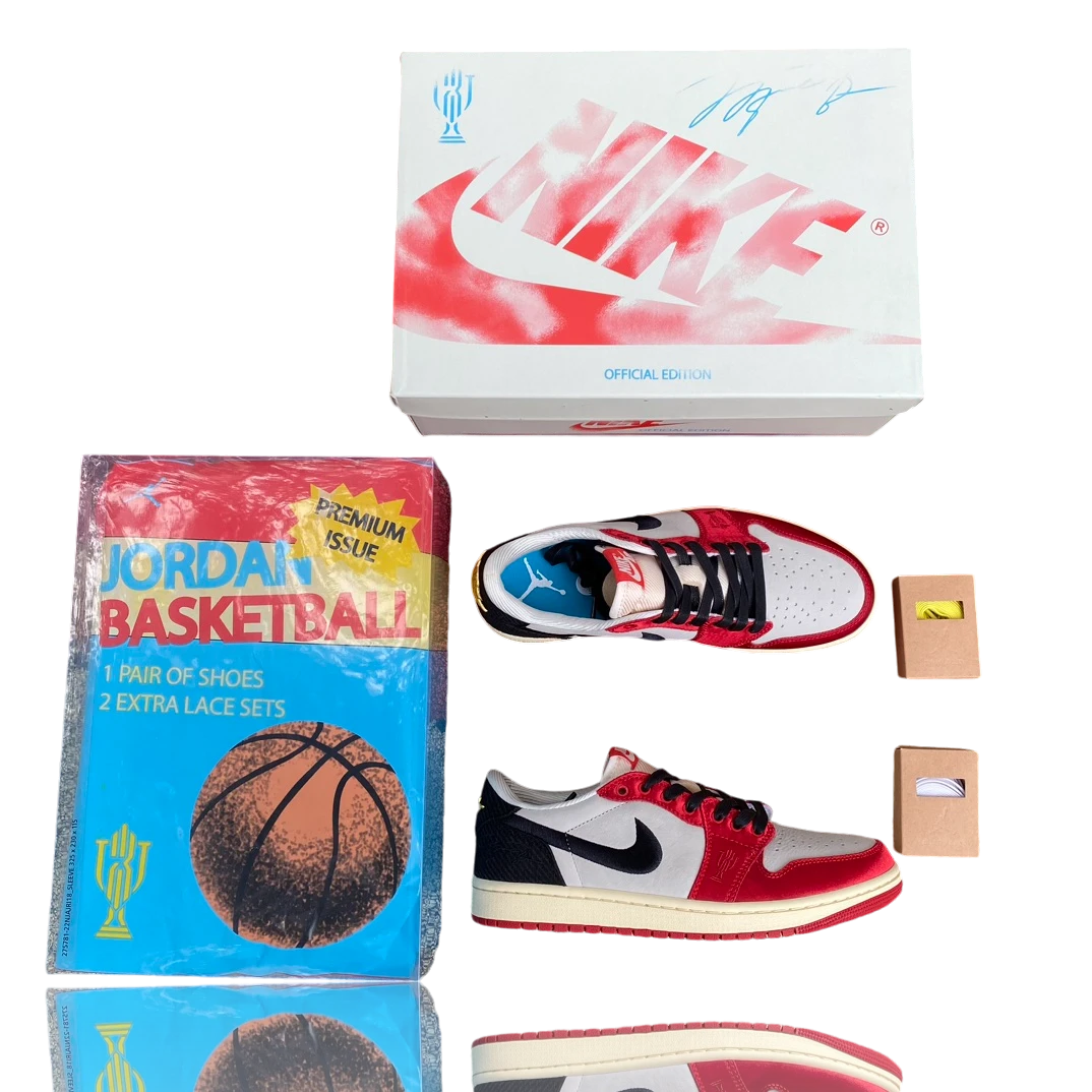 AJ1 Retro Low OG x Trophy Room 'Rookie Card' Away