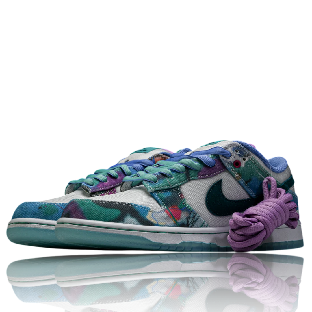 Futura Laboratories x SB Dnk Low 'Bleached Aqua'
