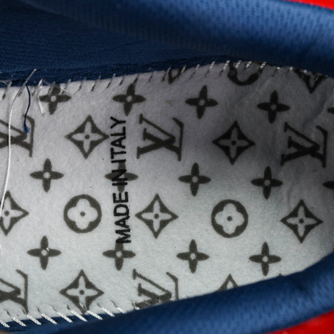 Louis Vuittоп x AF1 By Virgil Abloh 'White Red Blue'