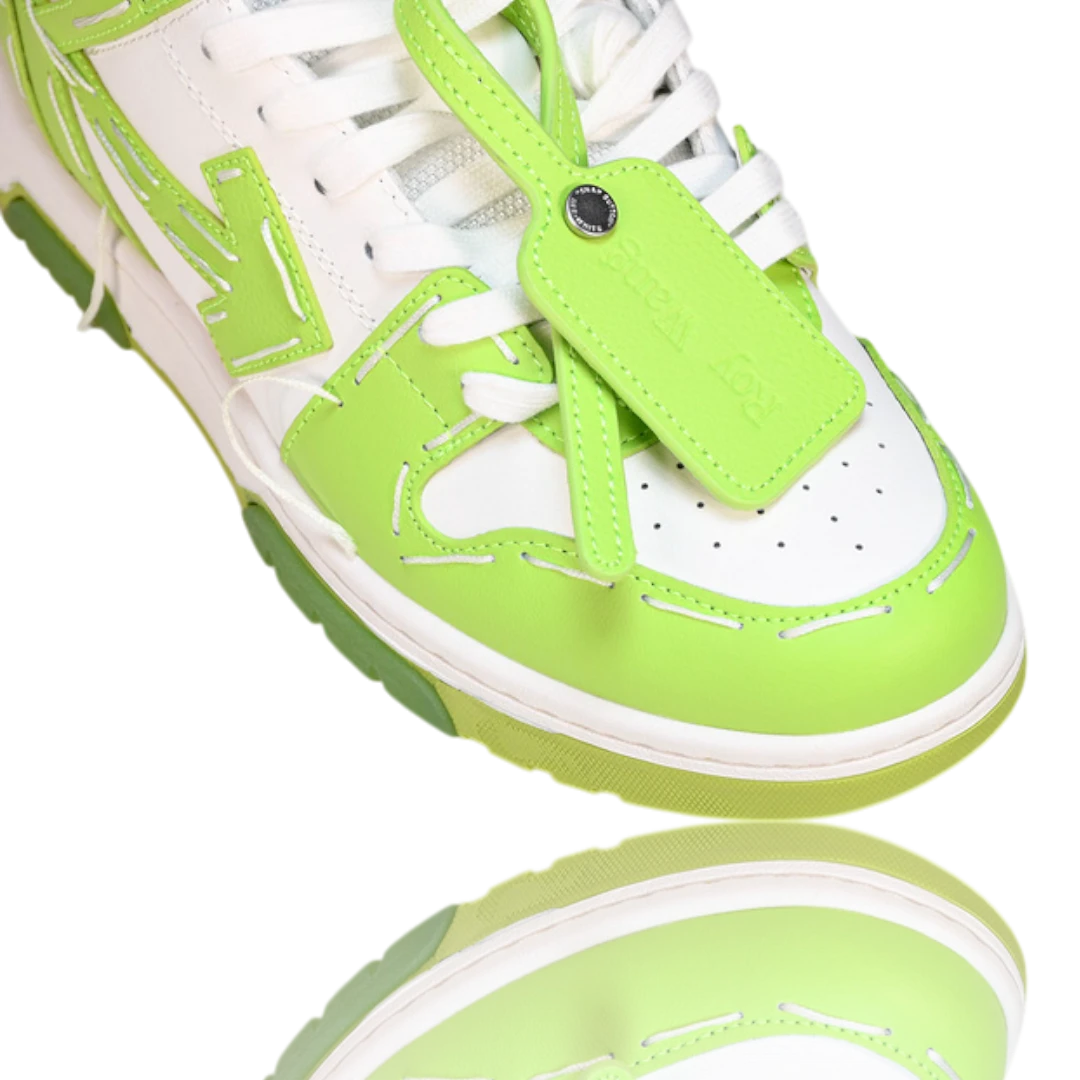 Off-White Out Of Office Low Top - Sartorial Stitch 'Green White'