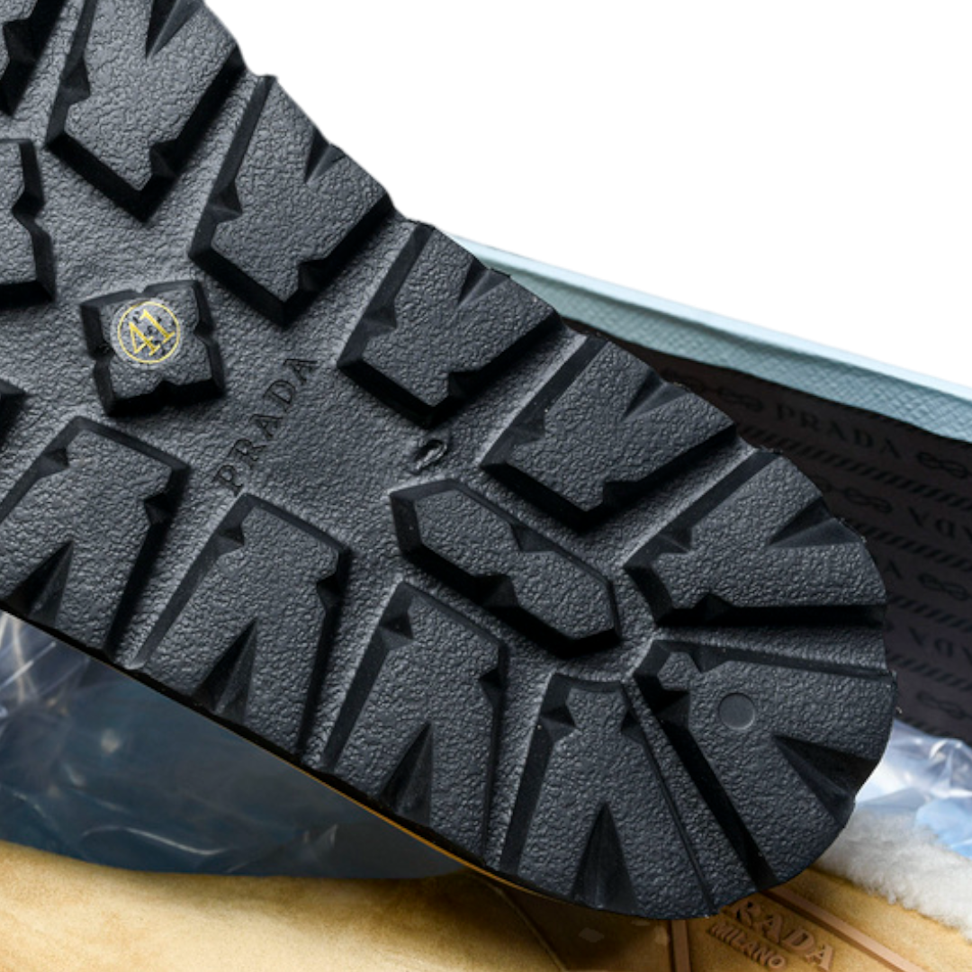 Prada Ankle Boots 'Beige'