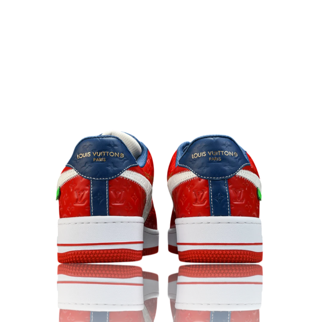 Louis Vuittоп x AF1 By Virgil Abloh 'White Red Blue'