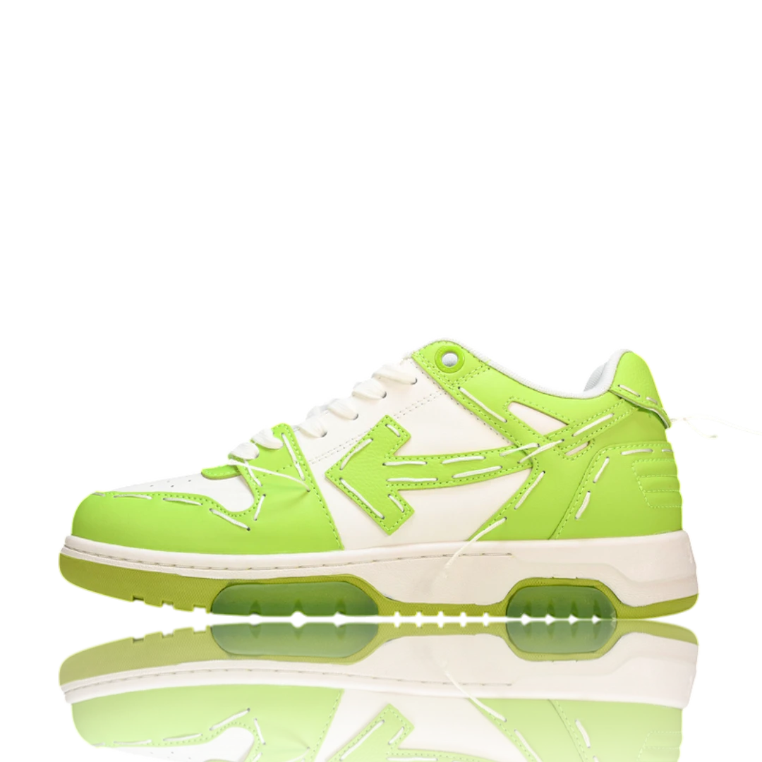 Off-White Out Of Office Low Top - Sartorial Stitch 'Green White'