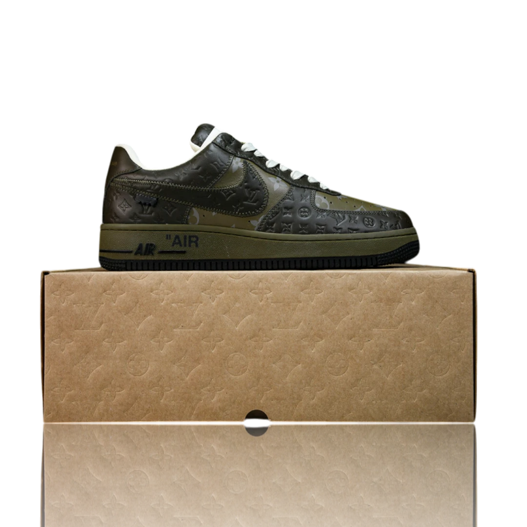 Louis Vuittоп x AF1 By Virgil Abloh 'Brown Grey'