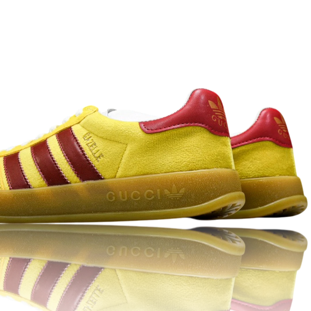 Guссi x Gazelle 'Yellow Velvet'