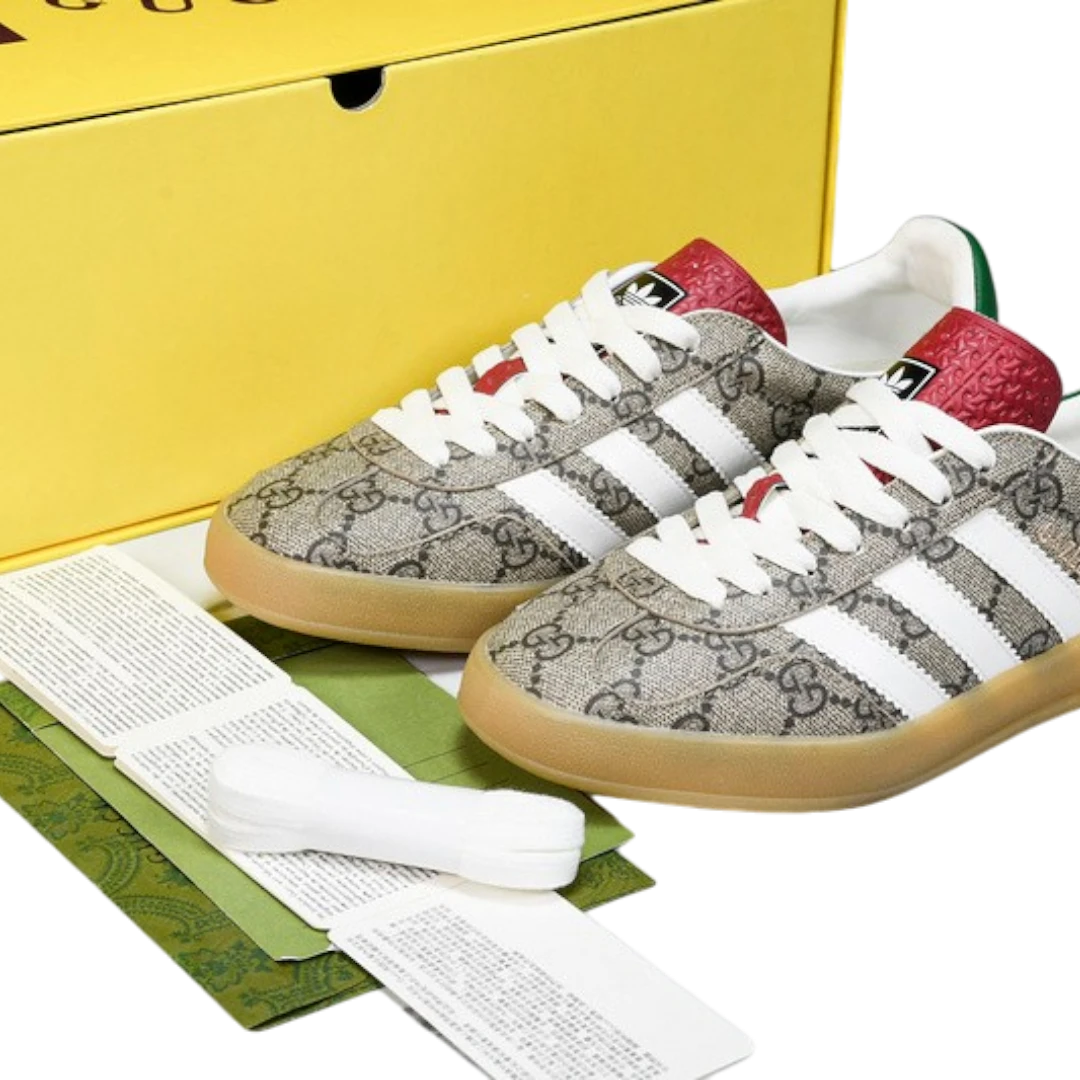 Guссi x Gazelle 'Beige GG Monogram'