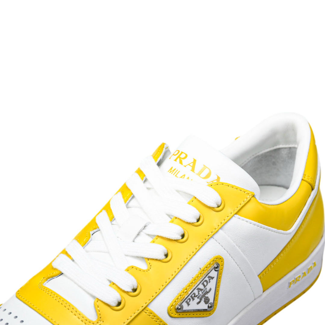 Prada Downtown Sneaker 'White Yellow Sun'