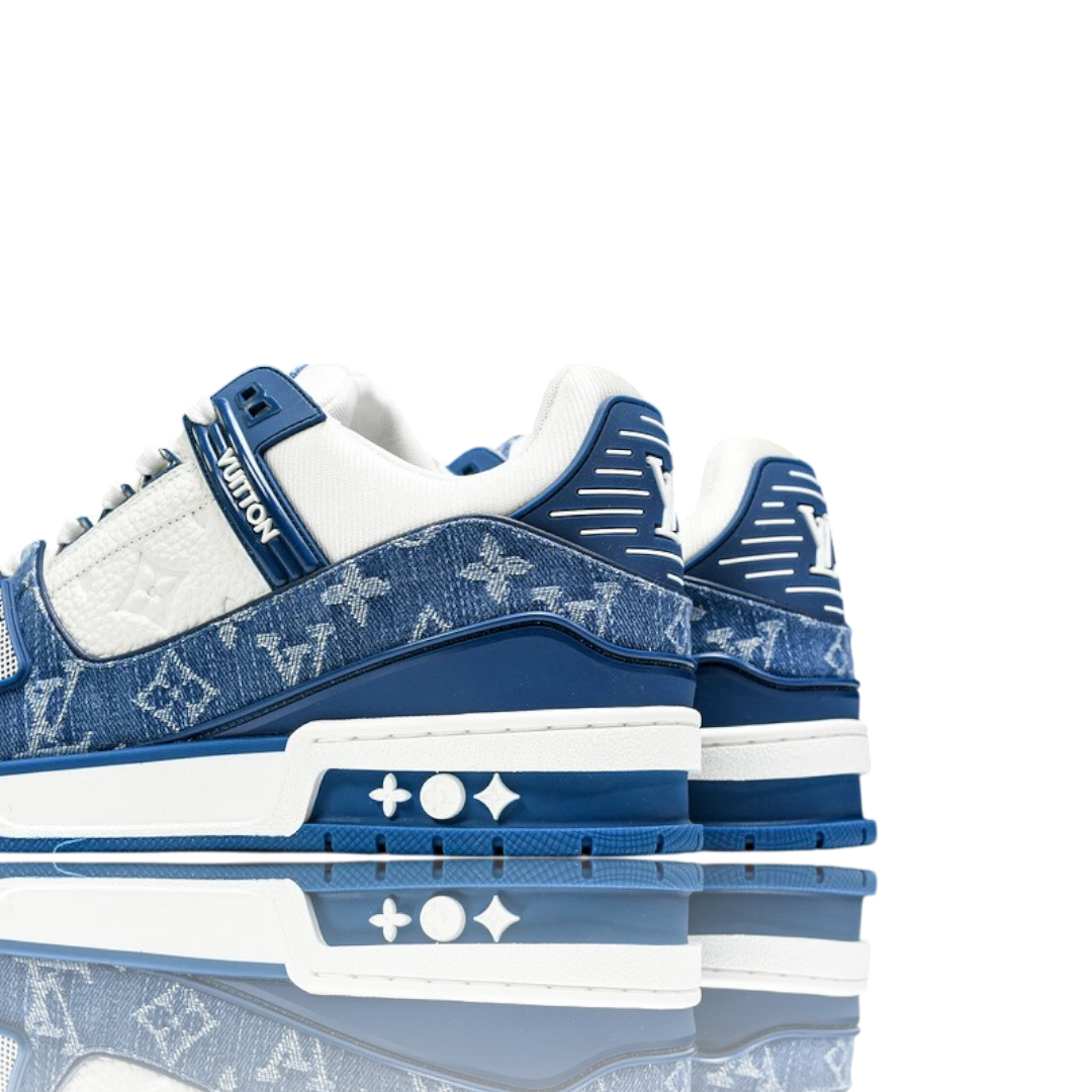 Louis Vuittоп Trainer Low 'Monogram Denim White Blue'