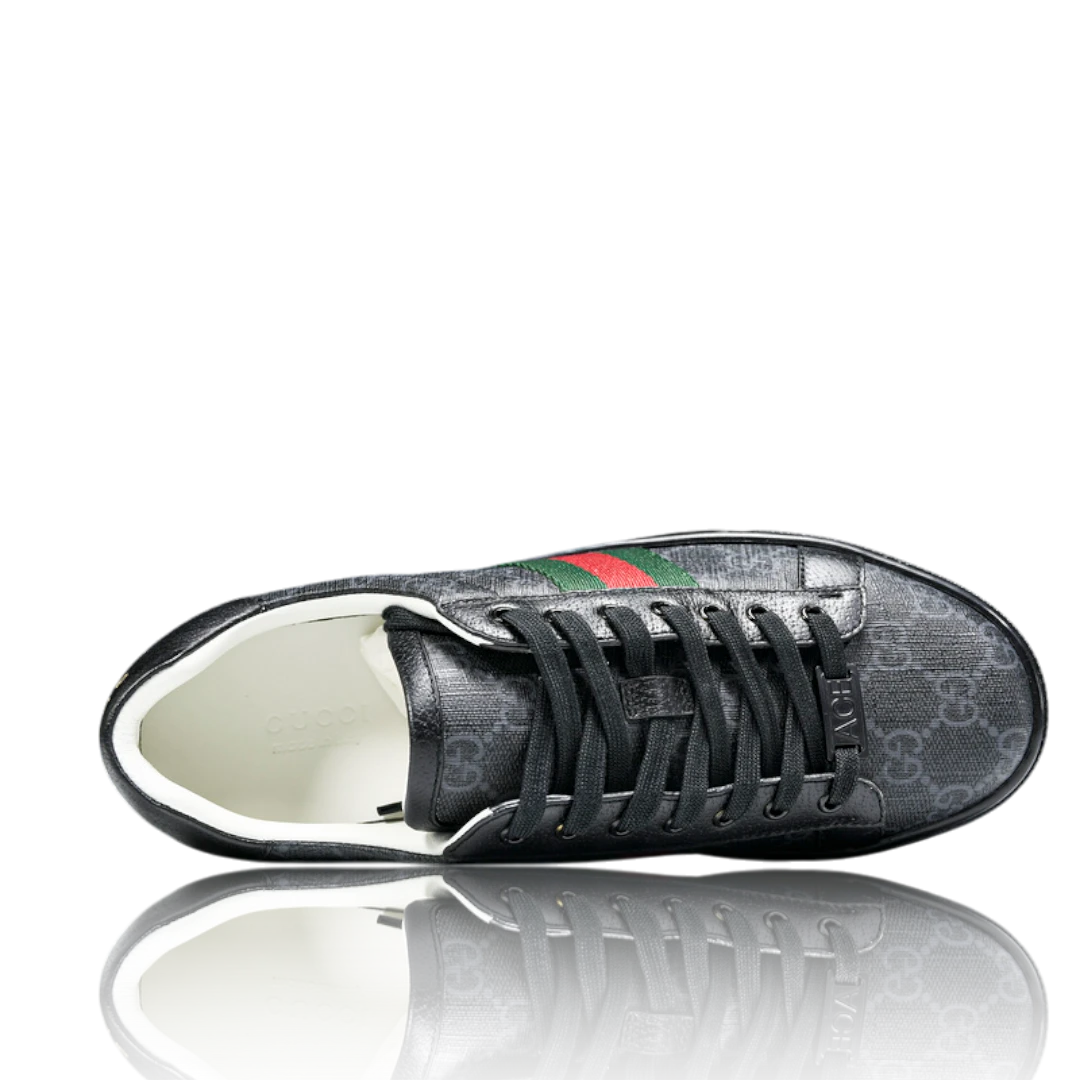 Guссi Ace Web Monogram 'Black'