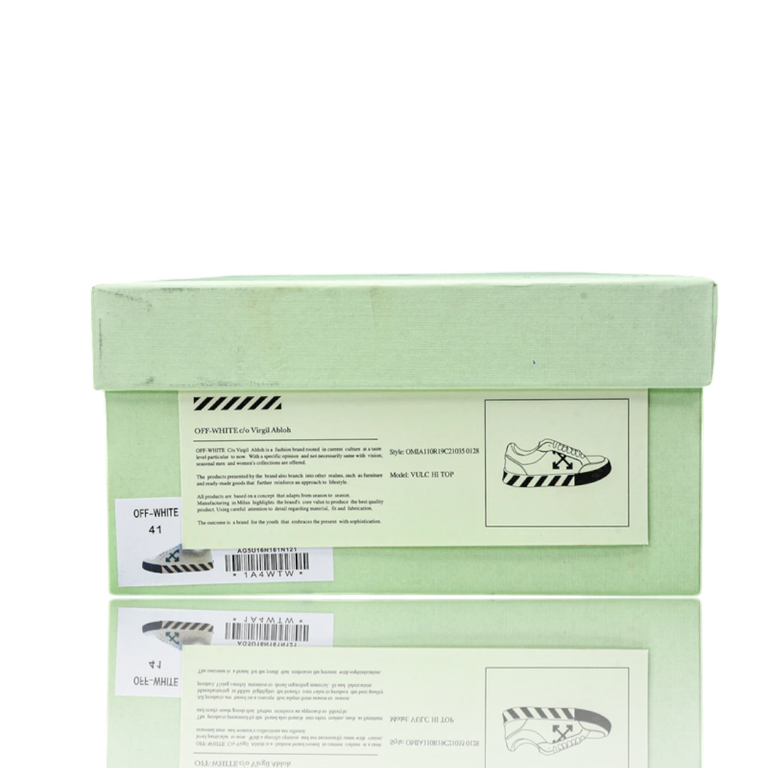Off-White Vulc Low 'Canvas White Green'