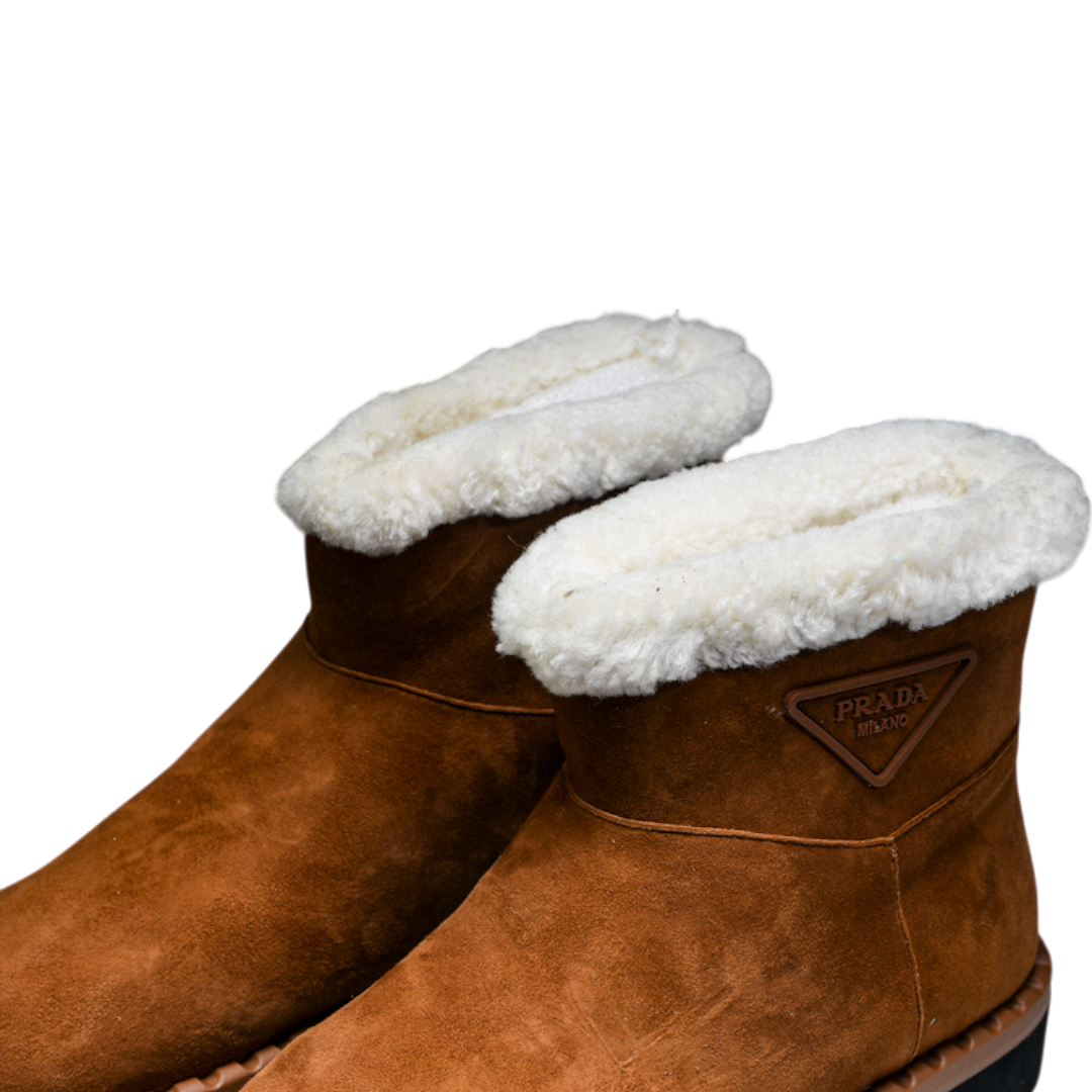 Prada Ankle Boots 'Brown'