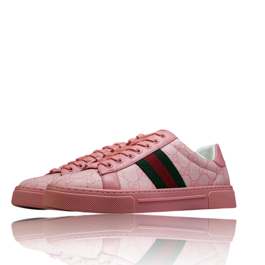 Guссi Ace Web Monogram 'Pink'