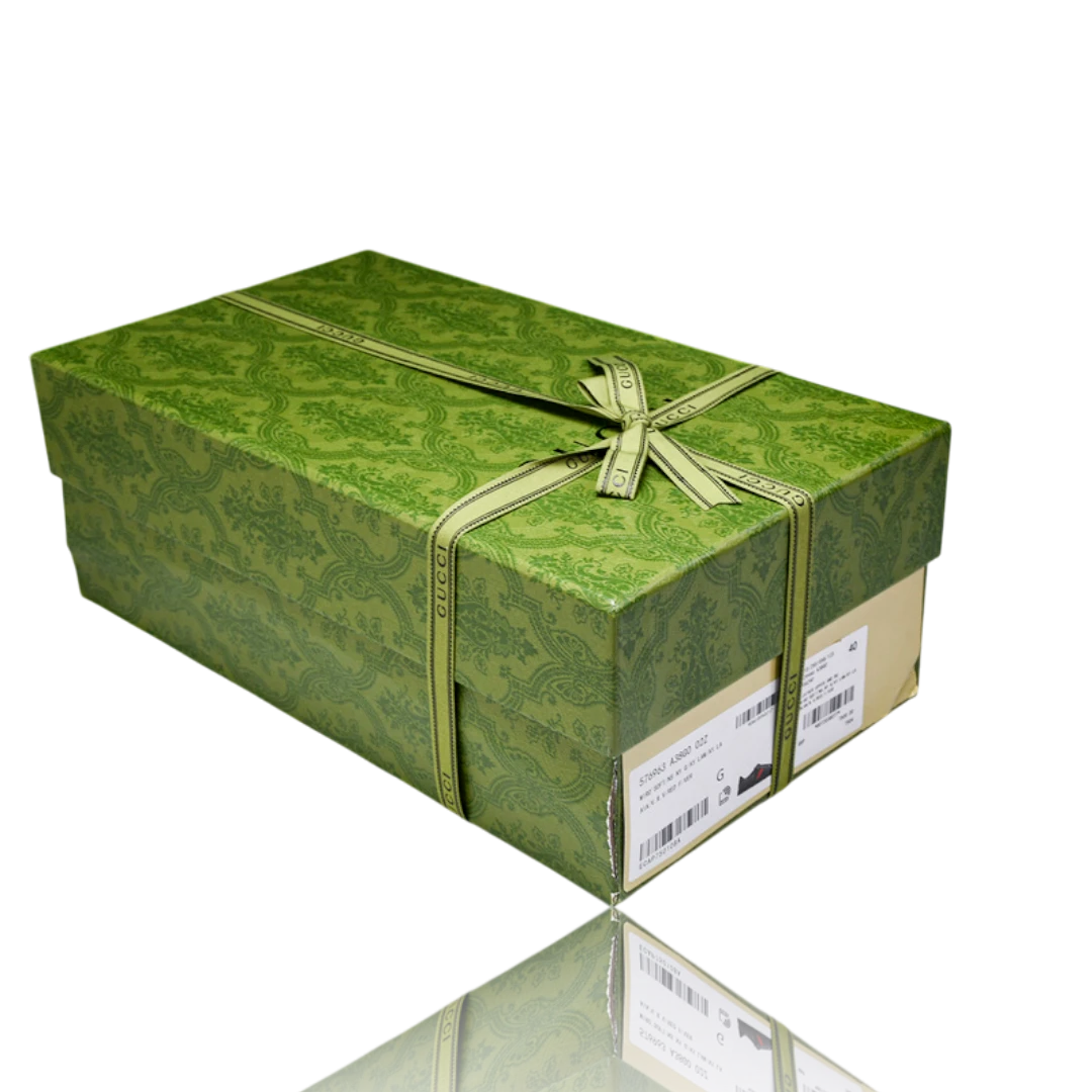 Guссi Ace Web 'Black Monogram'