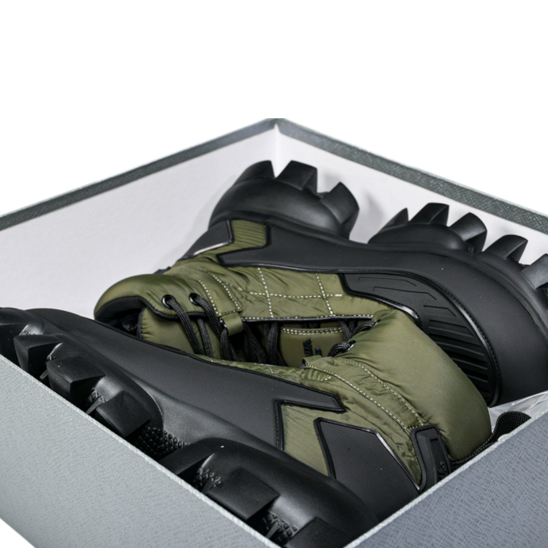 Prada Cloudbust Thunder High Tops 'Army Green'