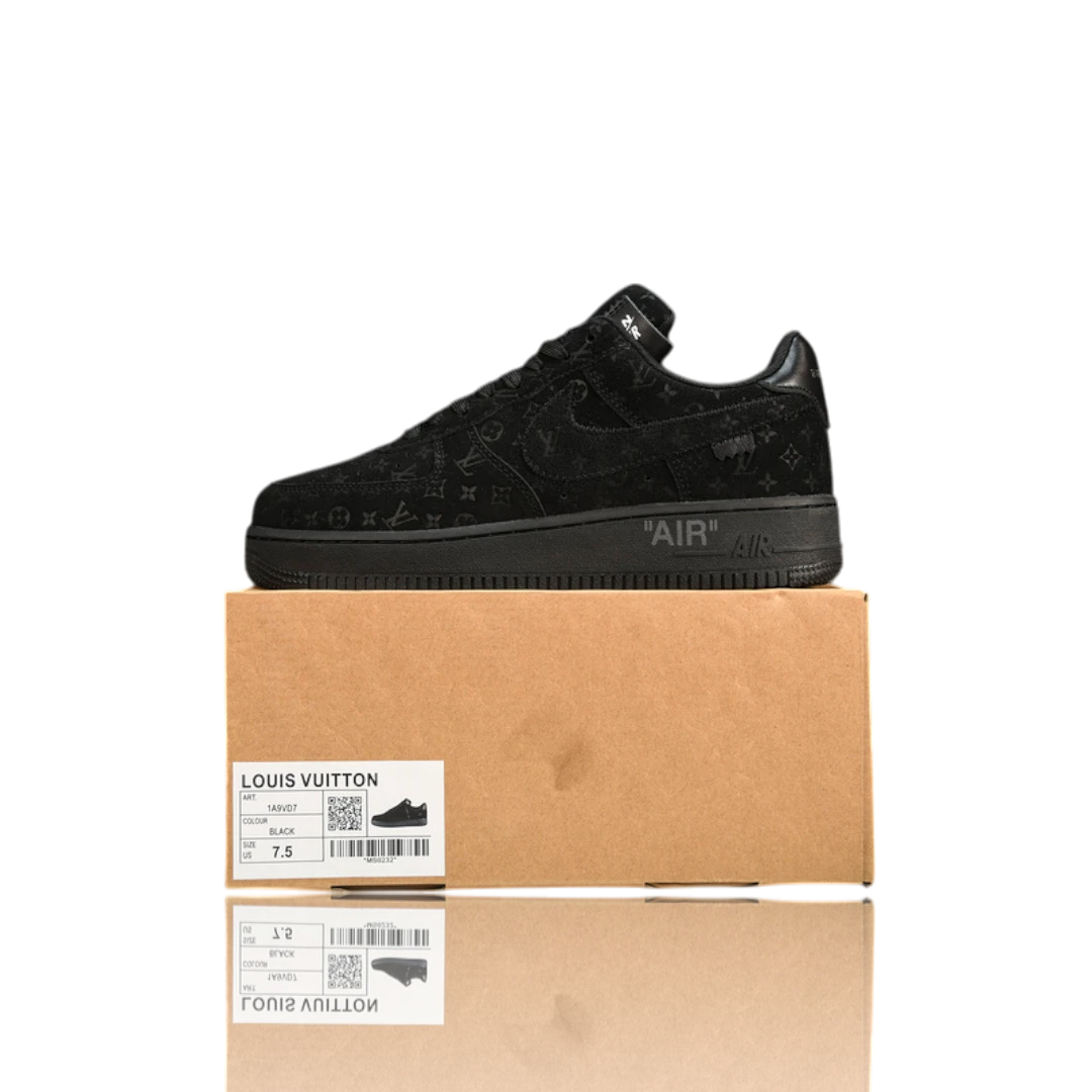 Louis Vuittоп x AF1 By Virgil Abloh ‘Black’