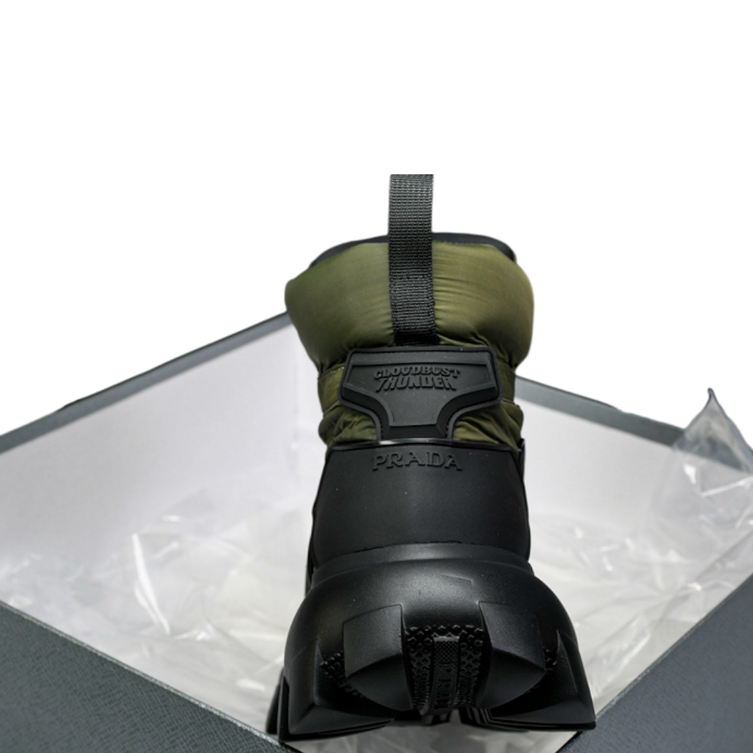 Prada Cloudbust Thunder High Tops 'Army Green'