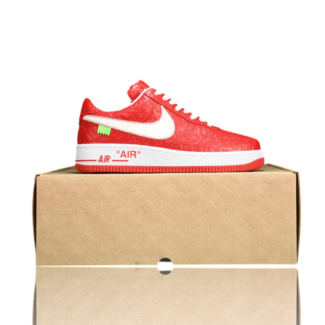 Louis Vuittоп x AF1 By Virgil Abloh 'White Red'