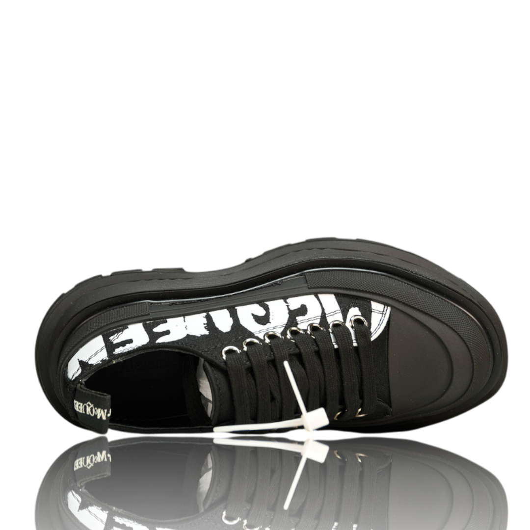 McQueen Tread Slick Low  Graffiti 'Black'