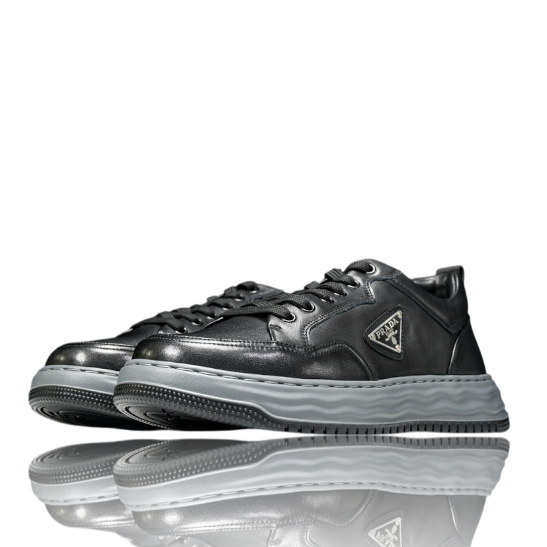 Prada Downtown Sneaker Wavy 'Black'