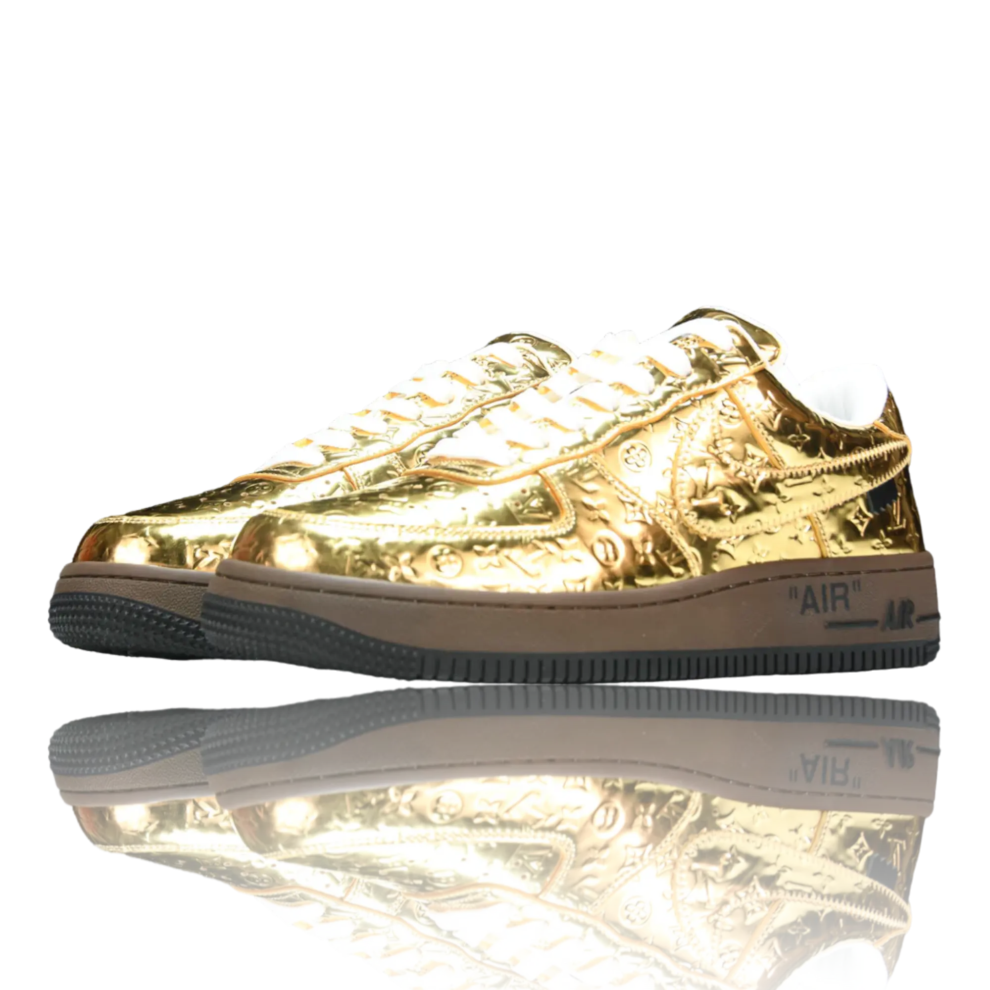 Louis Vuittоп x AF1 By Virgil Abloh 'Metallic Gold'