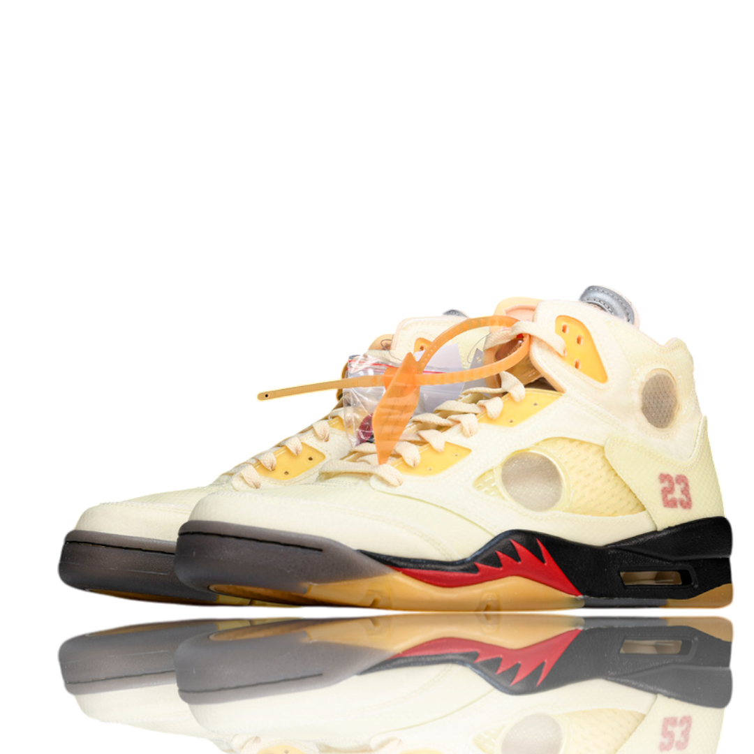 Off-White x AJ5 Retro 'Sail'