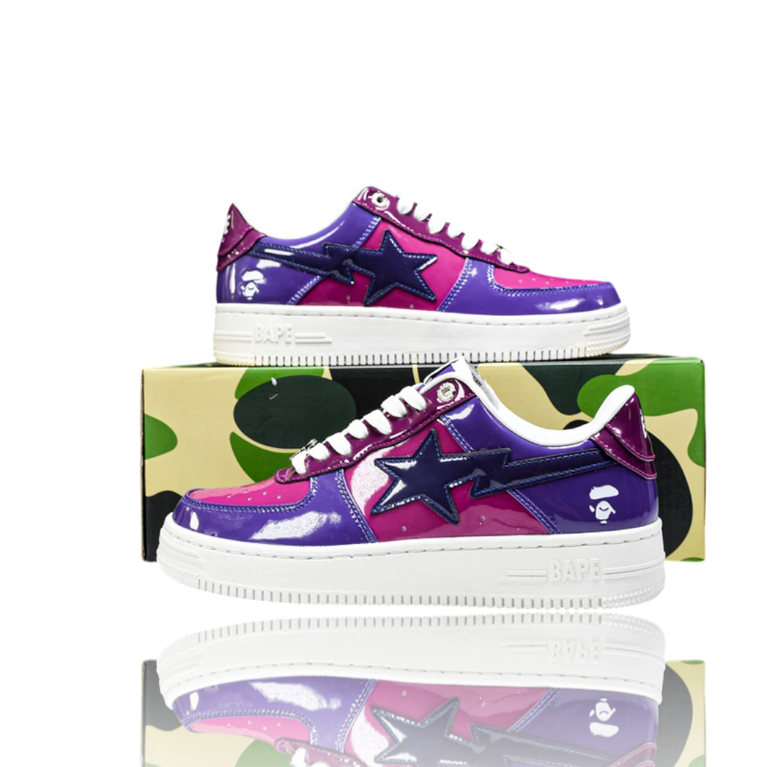 A Bathing Ape Bapesta Color Camo Combo 'Purple'