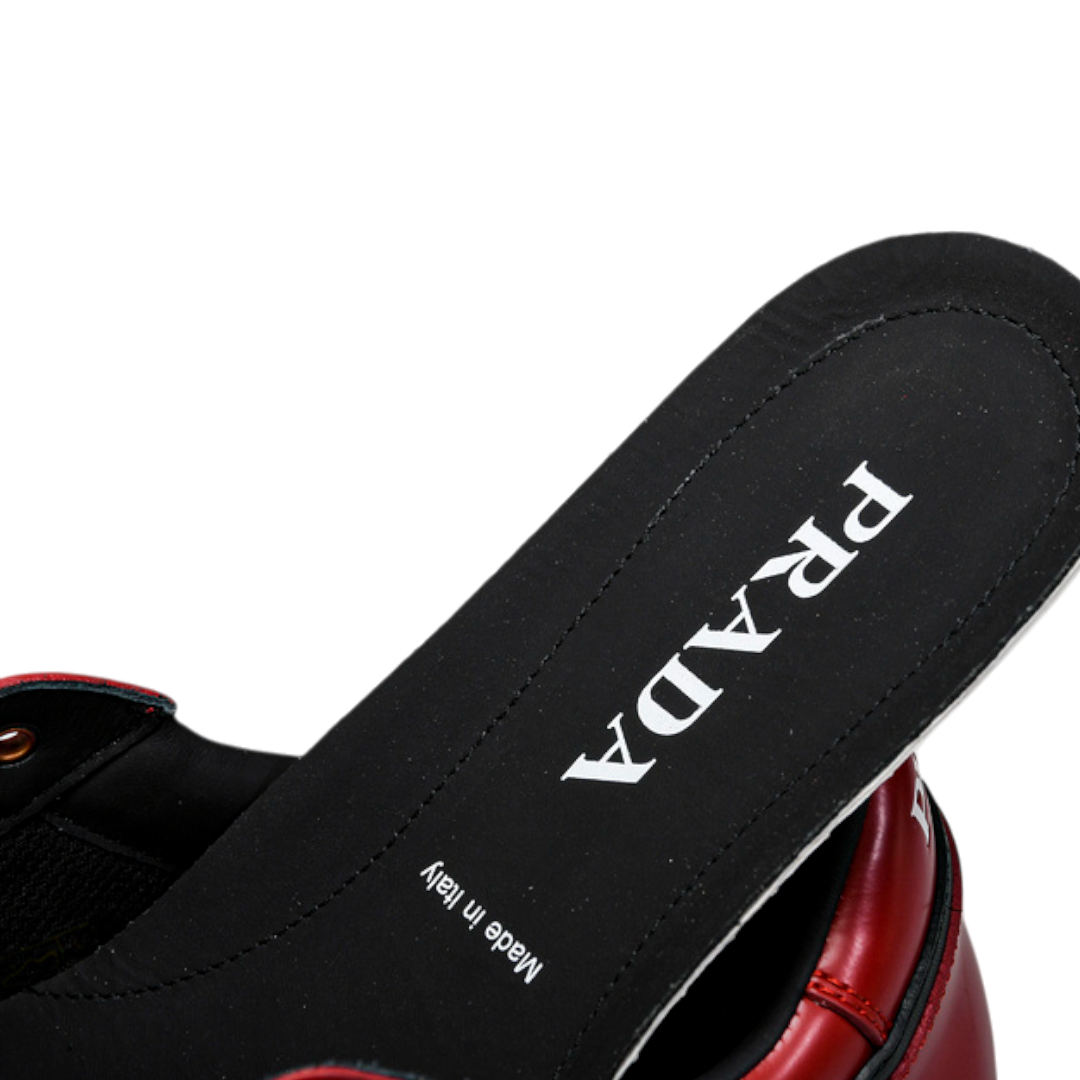 Prada Downtown Sneaker 'Black Red'