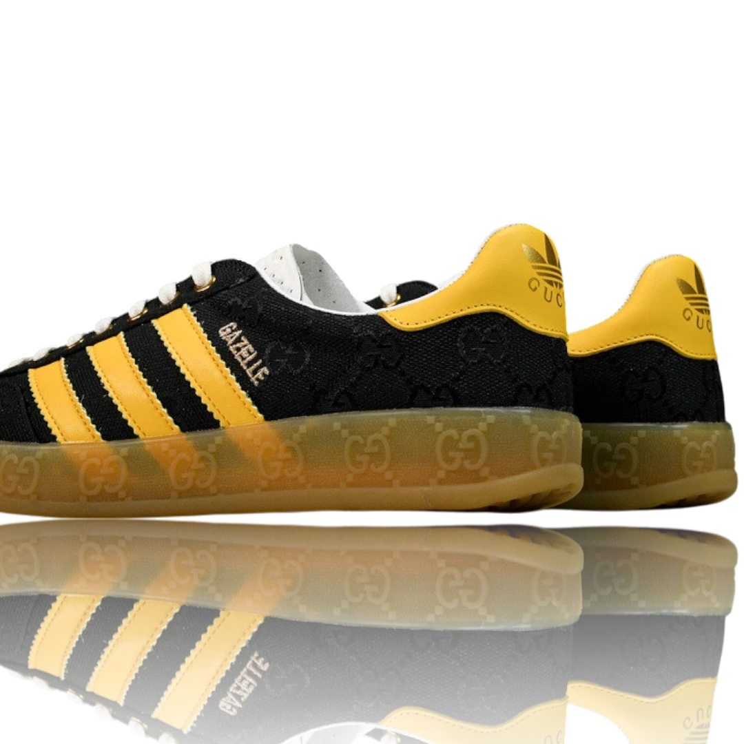 Guссi x Gazelle 'Black GG Monogram'