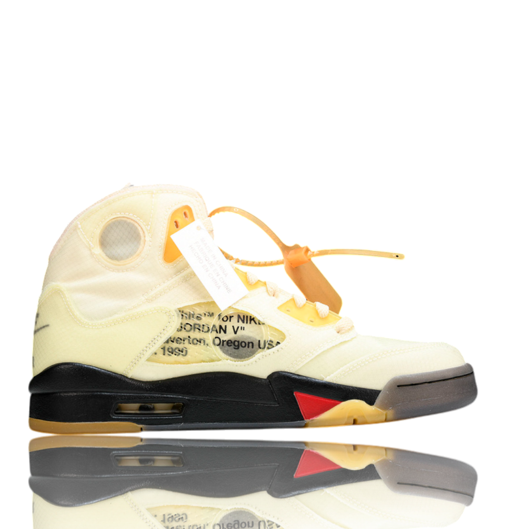 Off-White x AJ5 Retro 'Sail'
