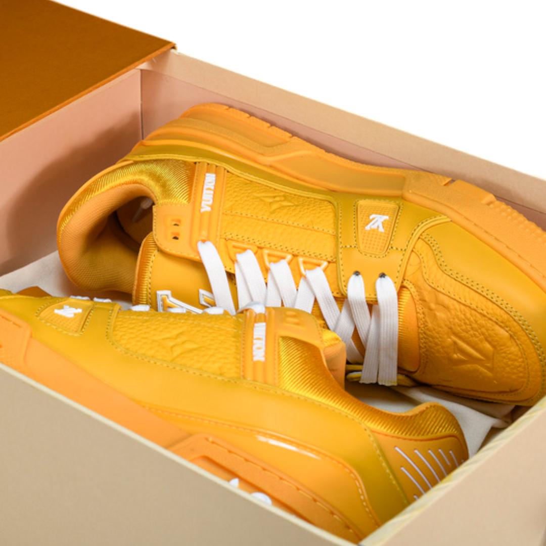 Louis Vuittоп Trainer Low 'Monogram Yellow Embossed'