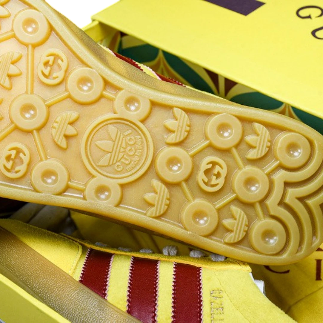 Guссi x Gazelle 'Yellow Velvet'