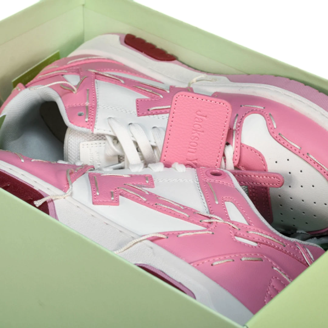 Off-White Out Of Office Low Top - Sartorial Stitch 'White Pink'