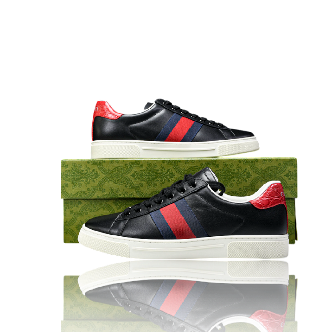 Guссi Ace Web 'Black'